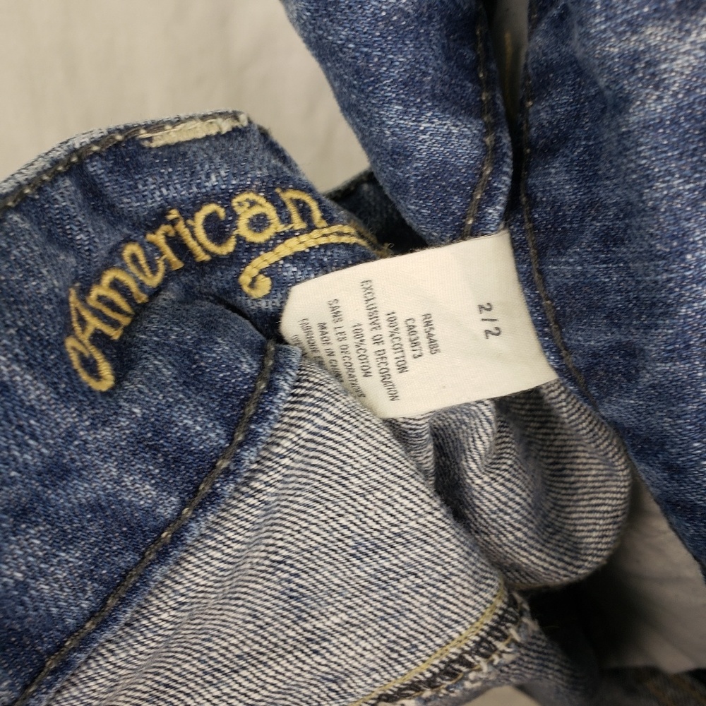 American Eagle Womens Cut Off Denim Jean Shorts - Picture 2 of 8